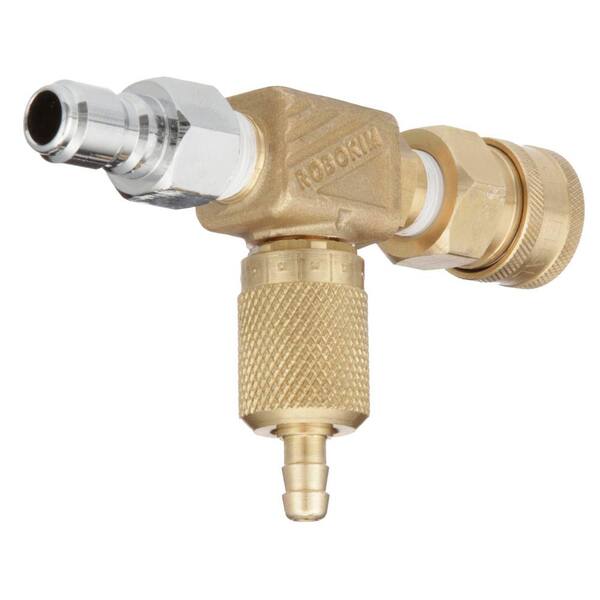 3/8 Inch Quick Connect Tempono Pressure Washer Soap Injector Power Washer Chemical Injector Kit Downstream Injector for Pressure Washer 4000 PSI 
