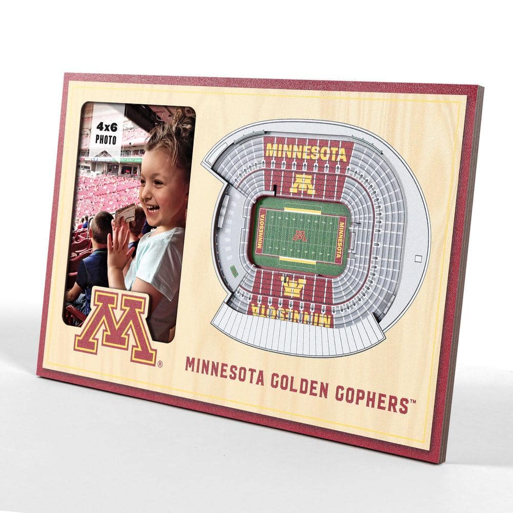YouTheFan NCAA Minnesota Golden Gophers 3D StadiumView Picture Frame