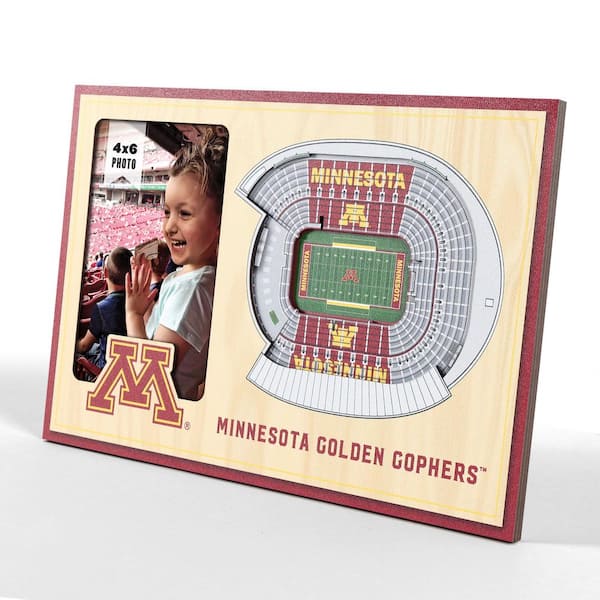 YouTheFan NCAA Minnesota Golden Gophers 3D StadiumView Picture Frame - Picture Frame