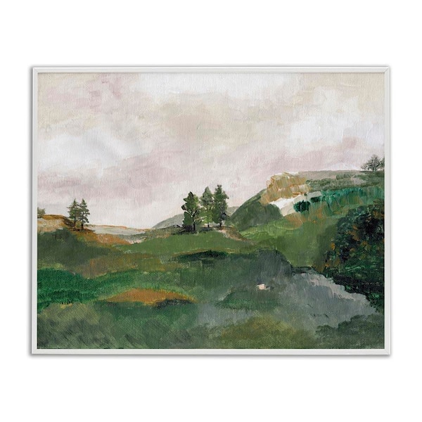 Stupell Industries View From Grandma's Window by Nikita Jariwala White Framed Nature Giclee Art Print 11 in. x 14 in.