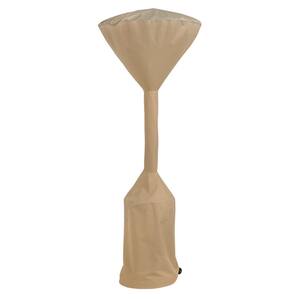 Basics Water Resistant Outdoor Stand Up Patio Heater Cover, 30 in. W x 95 in. H, Beige