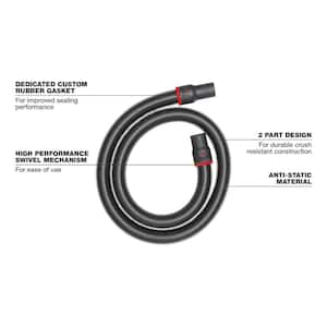 2-1/2 in. 9 ft. Flexible Hose for Wet/Dry Shop Vacuums (1-Piece)