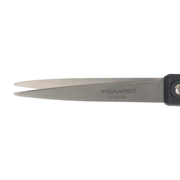 Fiskars 8 Titanium Scissors 3x Harder than Steel 2 Pack - New!  789474558278