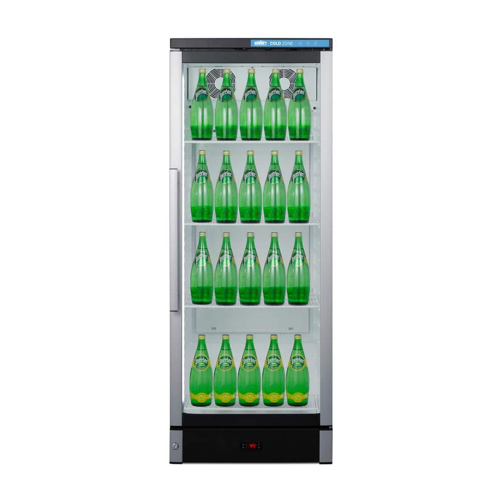 White Glass Door Commercial Beverage Cooler with Adjustable Shelves
