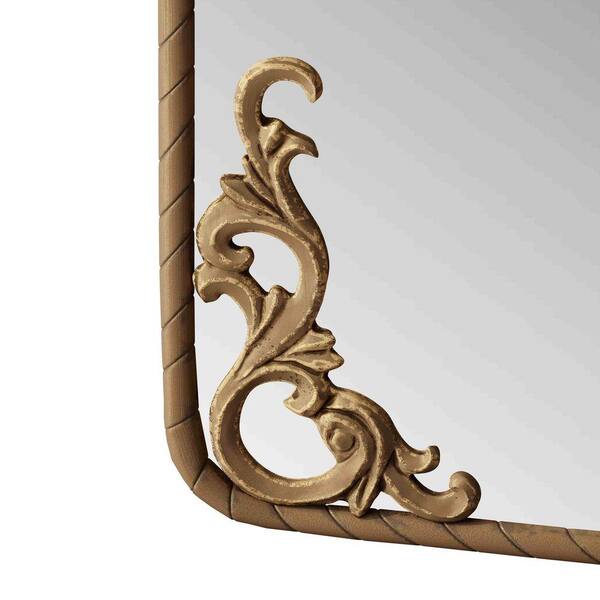 Miscool Avex Bronze 24 in. W x 58 in. H Art Deco Arch Wooden