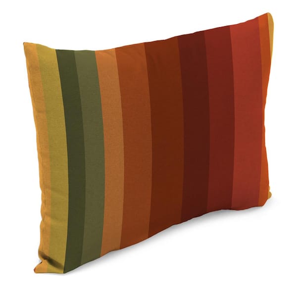 Jordan Manufacturing Islip Outdoor Toss Pillows, Cayenne, 12