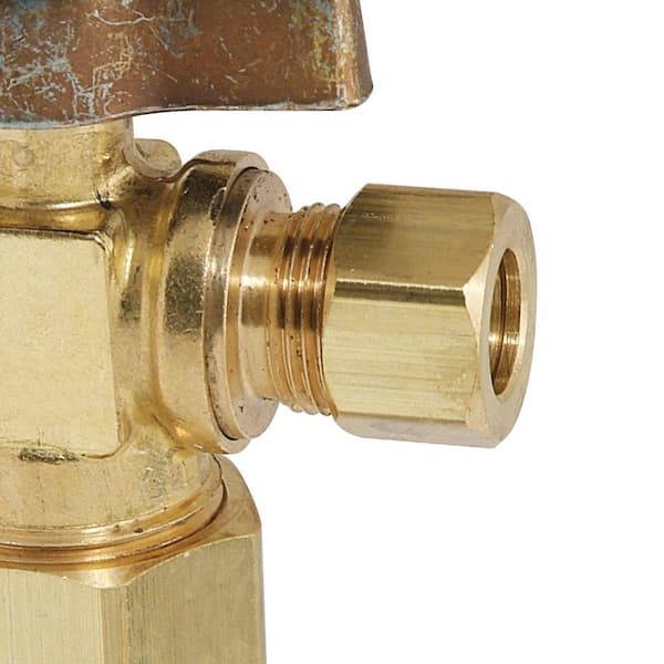 BrassCraft 3/8-in x 3/8-in Compression Coupling Fitting in the Brass  Fittings department at