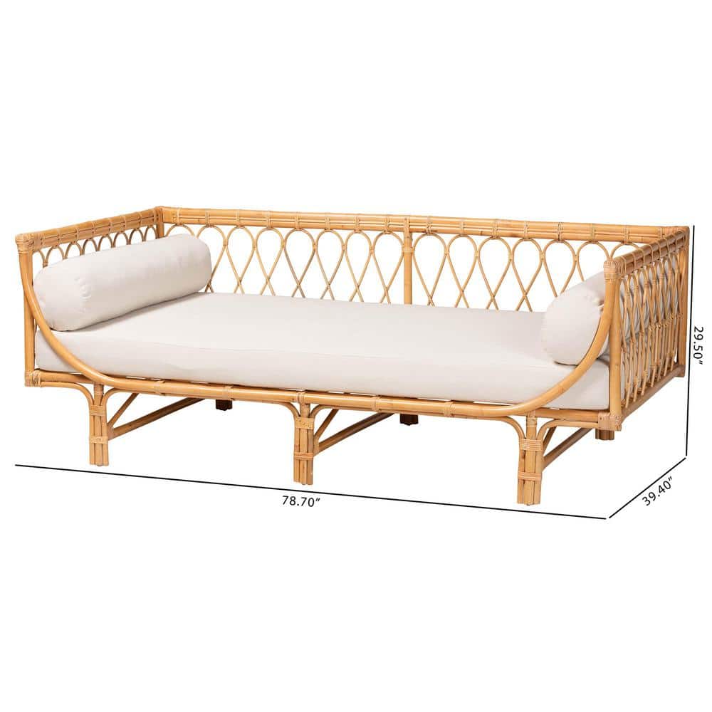 Davida Natural Rattan Twin Daybed - thumbnail 3