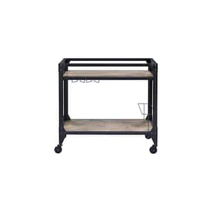 Jorgensen Black Serving Cart