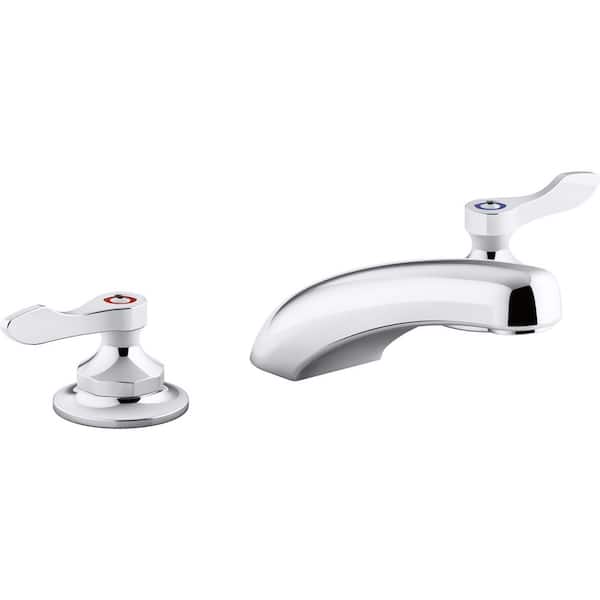 KOHLER Triton Bowe 0.5 GPM 8 in. Widespread 2-Handle Bathroom Faucet with Laminar Flow in Polished Chrome