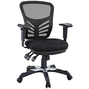 Articulate 26 in. Width Big and Tall Black Mesh Ergonomic Chair with Wheels