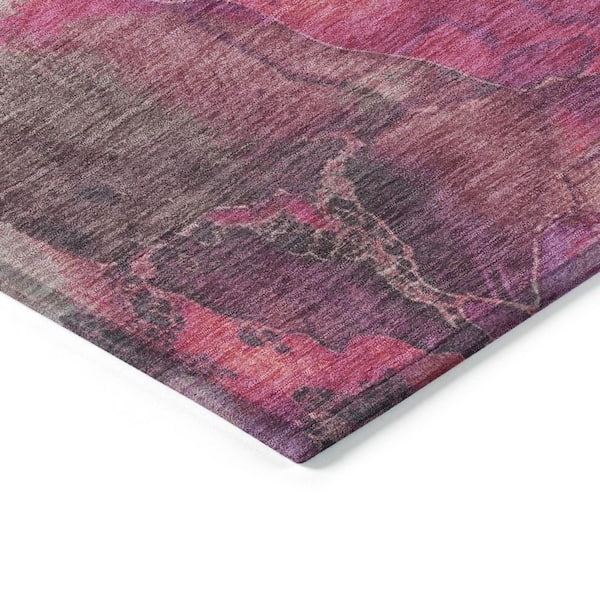 Chantille Machine Washable Indoor/Outdoor Abstract ACN1864 Blush 5 ft. x 7 ft. 6 in. Accent Rug