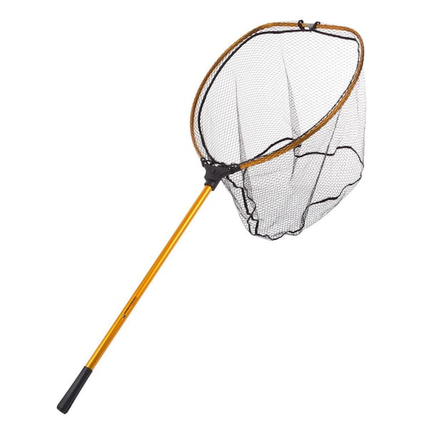 Wakeman Outdoors 64 in. Collapsible Gold Landing Fishing Net HW5000011 -  The Home Depot