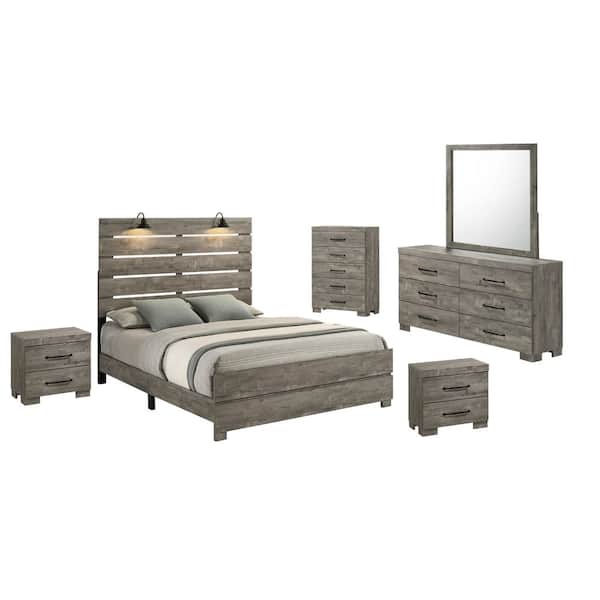 Amethyst Gray Queen Bedroom Set – Ecofurniturenc