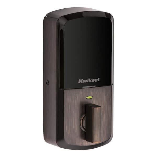 Kwikset Aura Venetian Bronze Single Cylinder Bluetooth Keypad