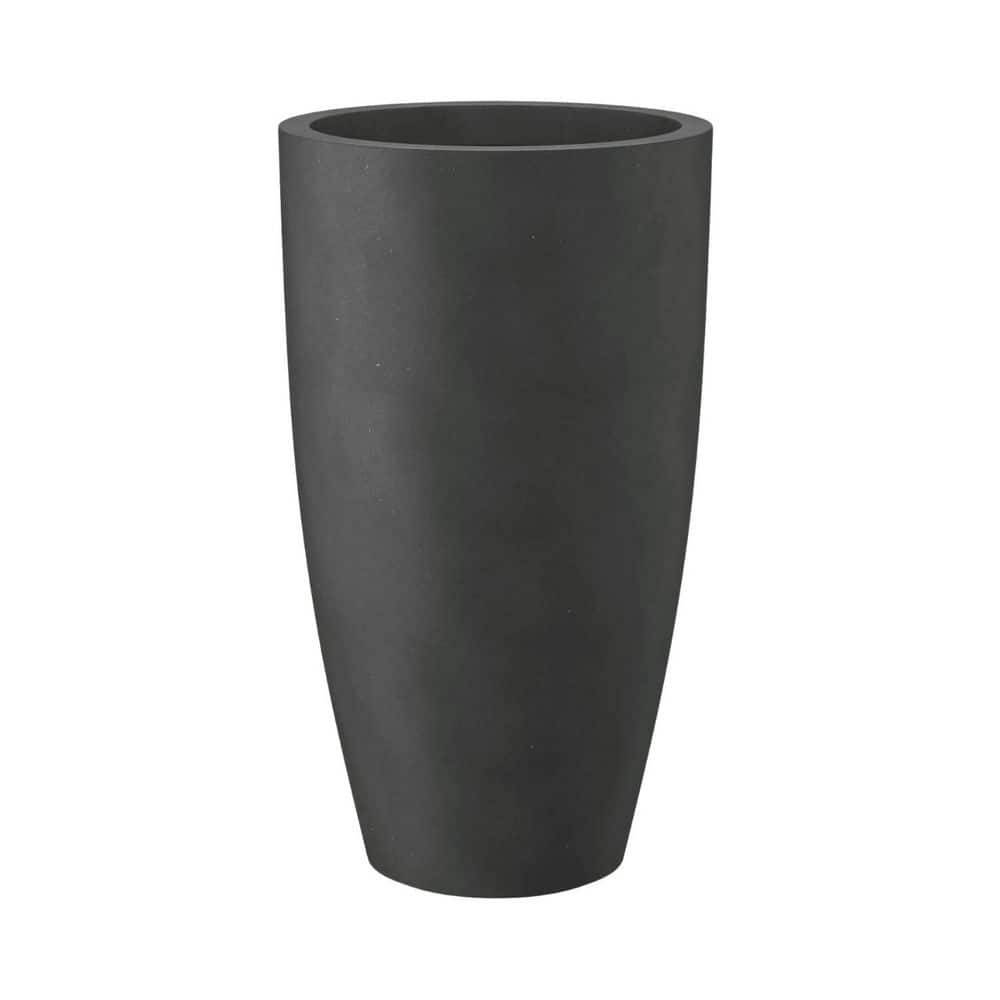 23.6 in. H Weathered Concrete Tall Planter, Outdoor Indoor, Weather Resistant, Seamless with Drainage Hole price history on PriceWatchPro