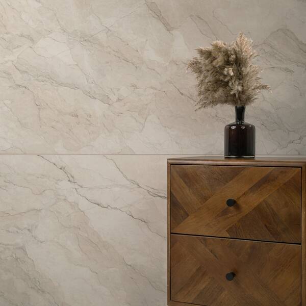 Camuflage 24 in. x 48 in. Matte Porcelain Marble Look Floor and Wall Tile (23.61 sq. ft./Case)