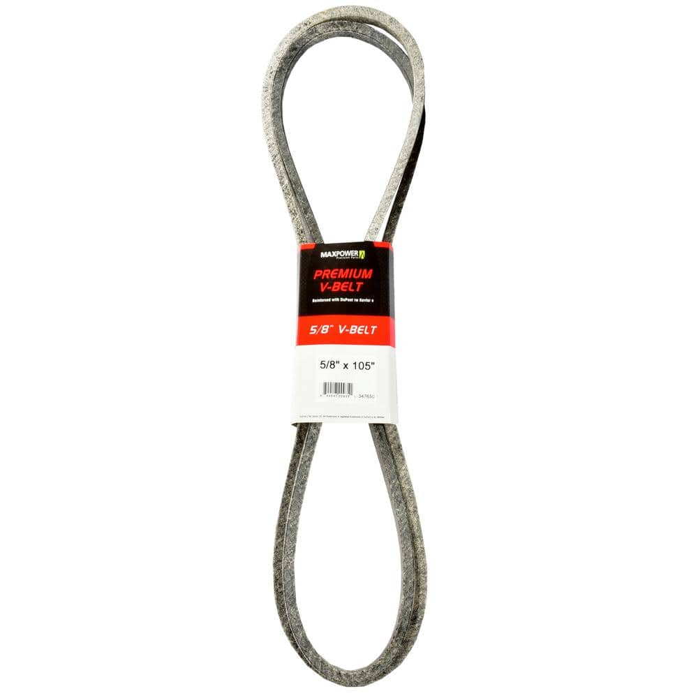 MaxPower 5/8 in. x 105 in. Premium V-Belt 347650 - The Home Depot