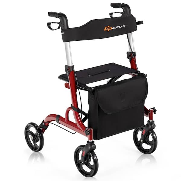 Metal Portable Baby Walker With Wheels And Seat Walker For Kids