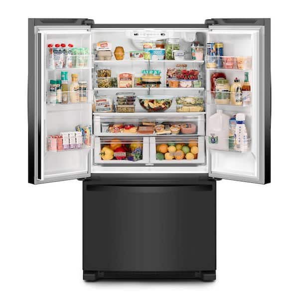 Whirlpool French Door Fridge (WRFF3236RB) - Black Whirlpool French Door Fridge (WRFF3236RB) - Black