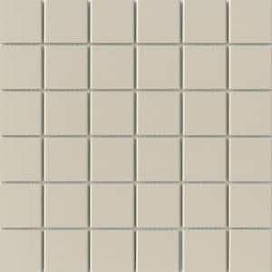 Source Fawn 11.69 in. x 11.69 in. Matte Porcelain Mosaic Floor & Wall Tile (0.949 sq. ft./Piece, 11 Pieces per Case)