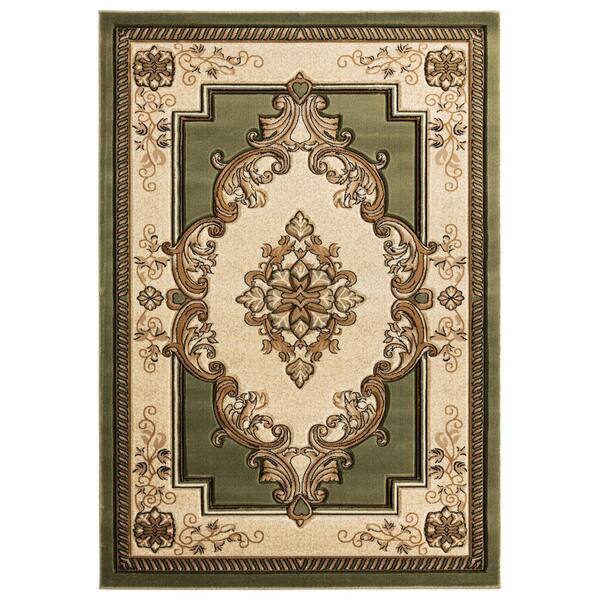 Bristol Fallon Green 5 ft. 3 in. x 7 ft. 6 in. Area Rug