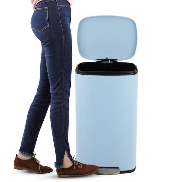 Taptrash trash can - Light blue, 5 L