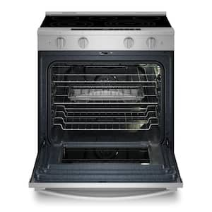 30 in. Slide-In Electric Range in Fingerprint Resistant Stainless Steel with No Preheat Air Fry and Wipe Clean Coating