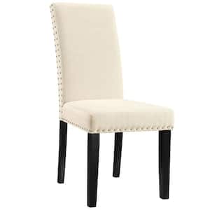 Beige Parcel Dining Fabric Side Chair