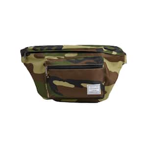 Over-sized Camouflage Canvas Waistpack