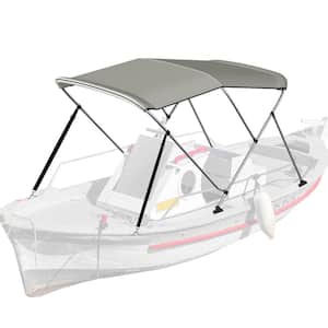 3 Bow Bimini Top Cover for Boat Cover Sun Shade Boat Canopy (6 ft. L x 46 in. H x 72 in. W ), with 1 in. Aluminum Frame