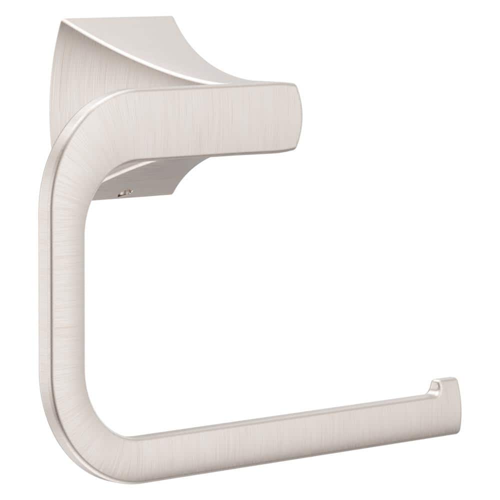 Brushed Nickel Wall Mounted Rectangular Hand Towel Holder