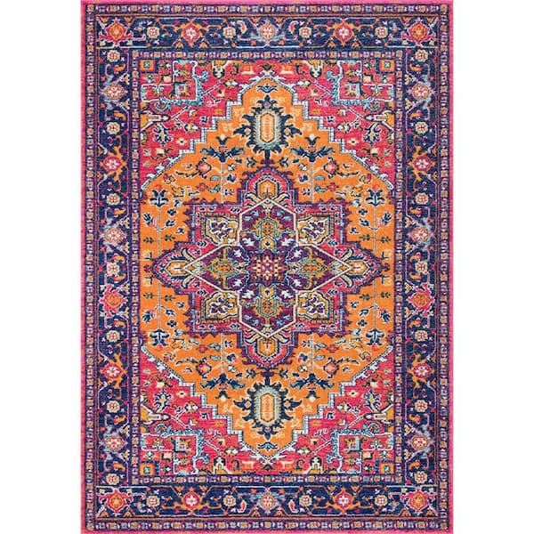 nuLOOM Vonda Persian Orange 7 ft. x 9 ft. Area Rug
