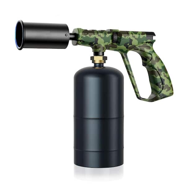 Propane Torch Head Metal Adjustable Flame Kitchen Blow Torch for Cooking BBQ Sous Vide Steak Searing Campfire Kit