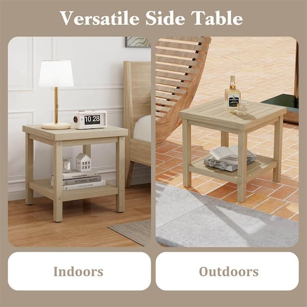 ラーテルワークス　WOOD PANEL TABLE 120 Livabliss Becki Owens 22 in. W Soft Modern Wood Brisa End