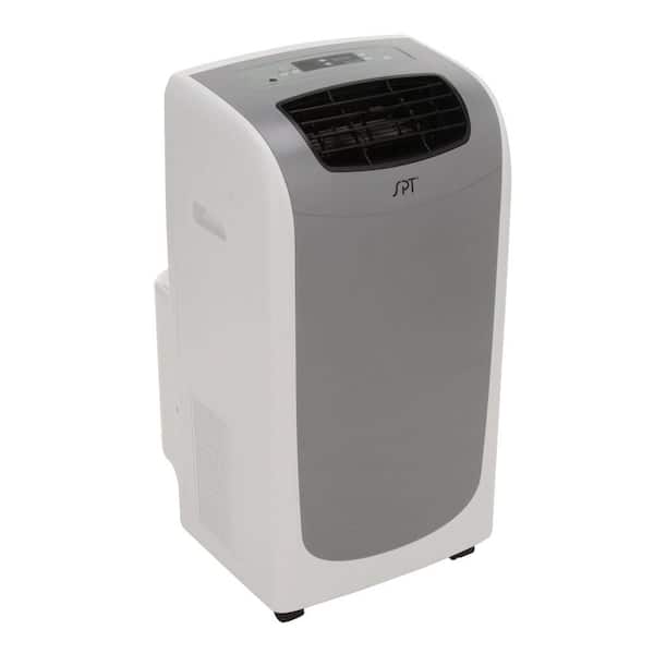 SPT 13,000 BTU Portable Air Conditioner, Dual-Hose System in Grey with Dehumidifier