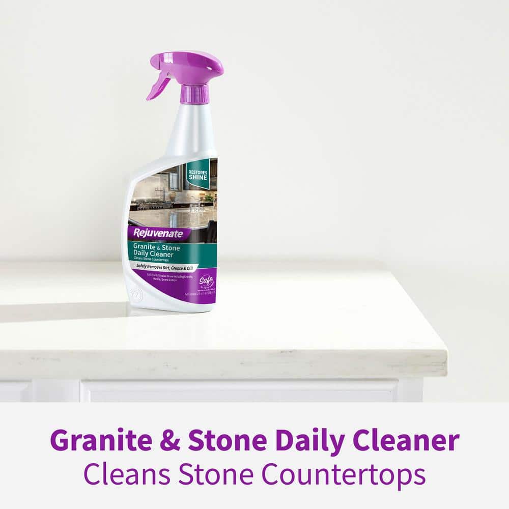 Rejuvenate 32oz Granite & Stone Daily Cleaner and Shine