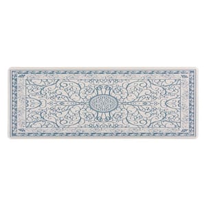 Traditional Bohemian Blue 18 in. x 47 in. Anti-Fatigue Standing Mat