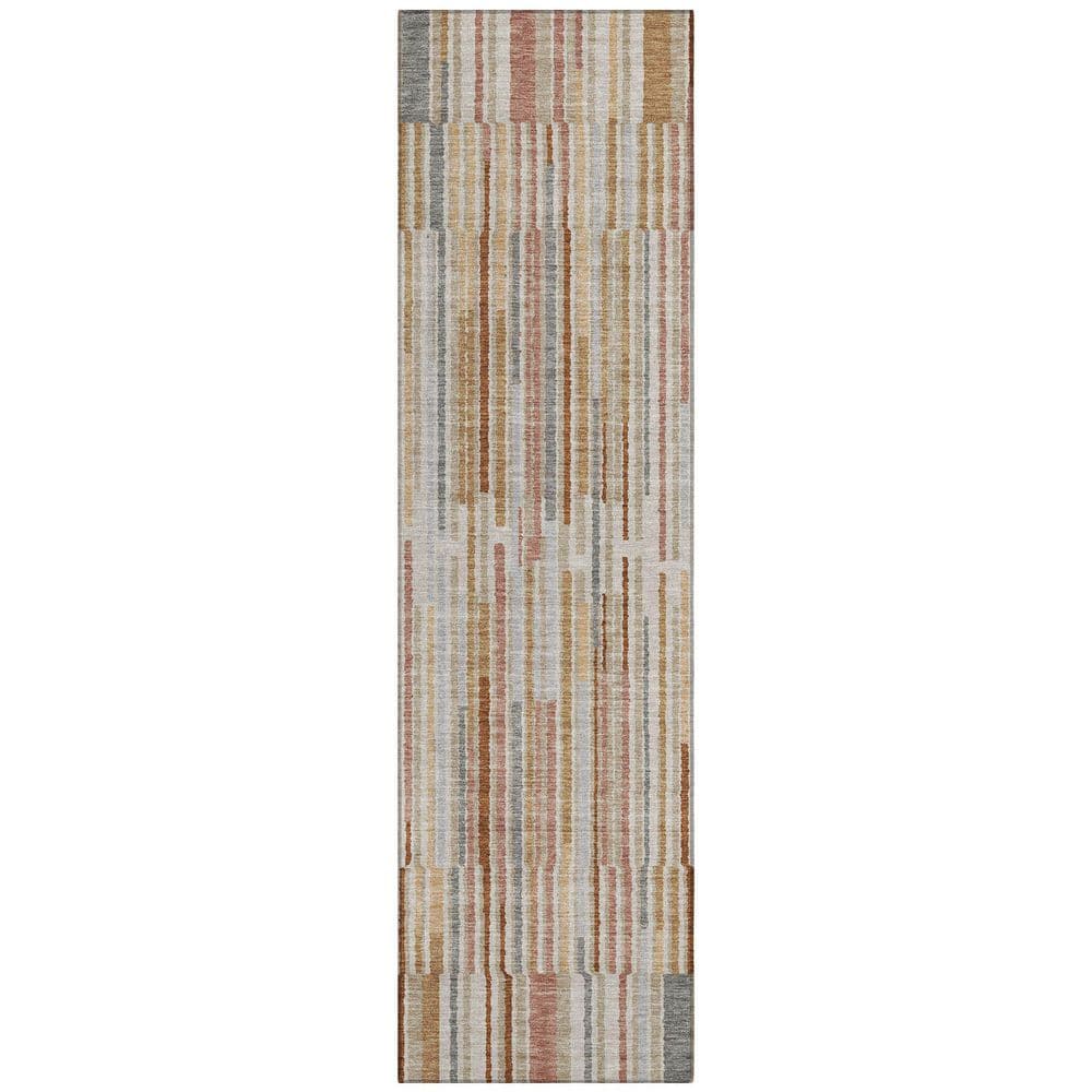 Chantille Machine Washable Indoor/Outdoor Abstract ACN2102 Paprika 2 ft. 3 in. x 7 ft. 6 in. Runner Rug price history on PriceWatchPro