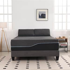 MLILY Ego Platinum Queen Medium Copper Gel Memory Foam 14 in. Bed