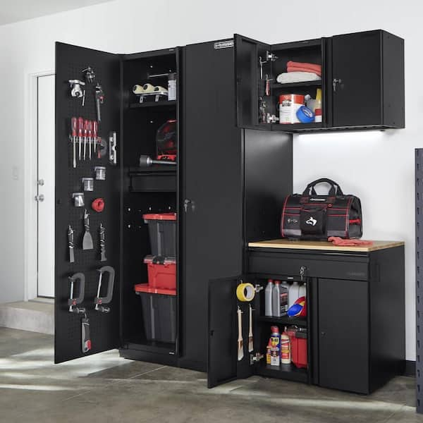 3-Piece Extra Wide Heavy Duty Welded Steel Garage Storage System