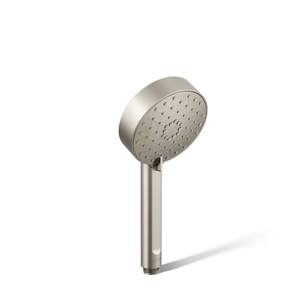 KOHLER Awaken 3-Spray 4.3 in. Single Wall Mount Handheld Shower Head in Vibrant Brushed Nickel