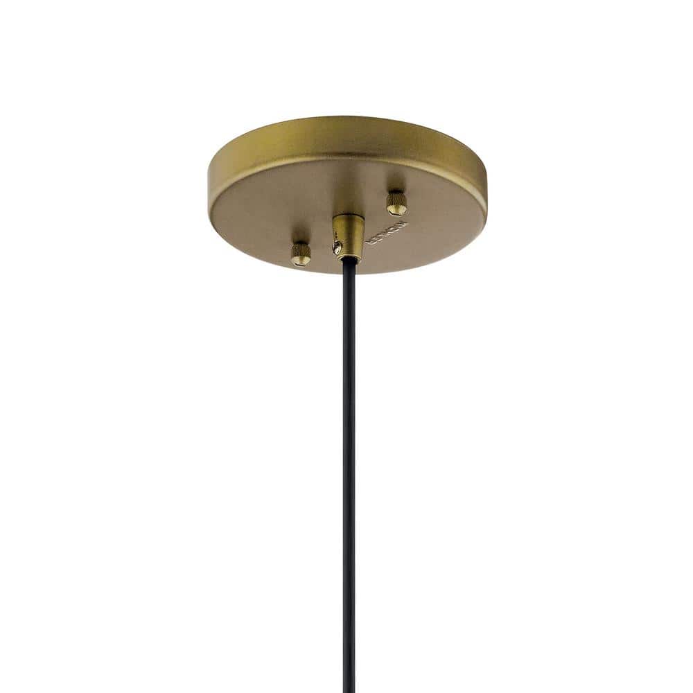 Vintage Globe Mini Pendant in Brushed Nickel with Clear Glass
