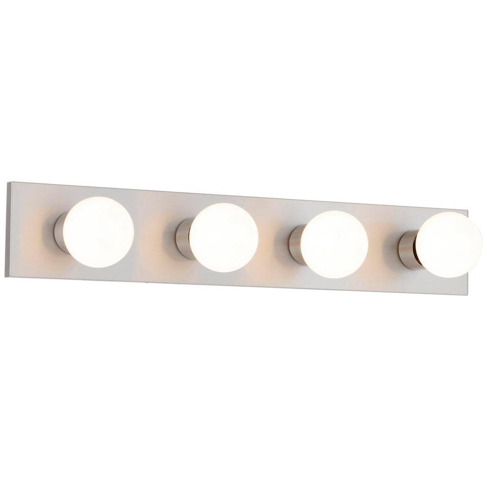 Brushed Nickel 24" Modern Bathroom Vanity Light