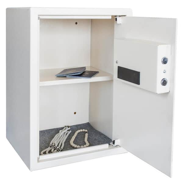 1.5 cu. ft. Floor Safe with Electronic Lock in Beige