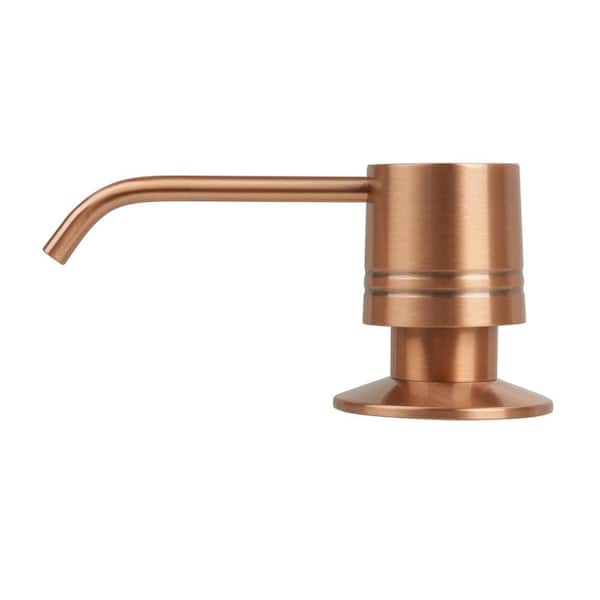 Akicon Built in Copper Soap Dispenser Refill from Top with 17 oz. Bottle