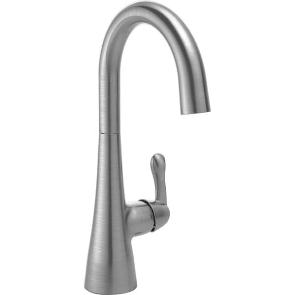 Delta Traditional Single-Handle Bar Faucet in Arctic Stainless