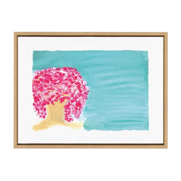 Kate and Laurel Sylvie MP Cheryl Blossom by Mentoring Positives Framed Canvas Landscape Art Print 18 in. x 24 in.