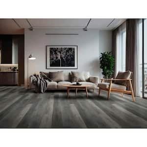 Pelican Gray 12 MIL x 7 in. W x 48 in. L Waterproof Click Lock Luxury Vinyl Plank Flooring (23.8 sq.ft. /Case)