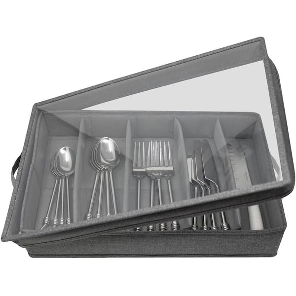 Black Moderna Mesh Cutlery Drainer